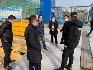 市建設(shè)局黨委書記、局長(zhǎng)戴健督導(dǎo)檢查公司建筑工地疫情防控工作