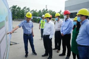 市國資委黨委書記、主任婁顯杰一行調(diào)研建筑工業(yè)化PC構(gòu)件生產(chǎn)基地與